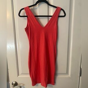 Wild fable red body con mini dress size medium